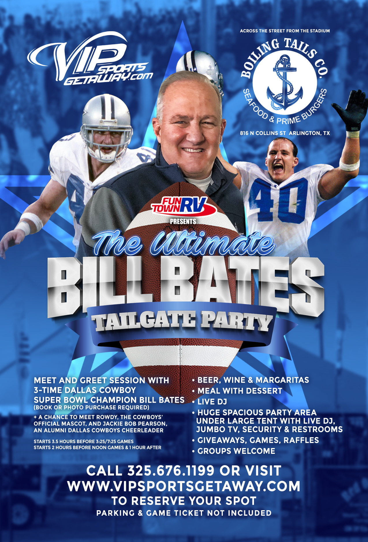 The Ultimate Bill Bates Tailgate Party